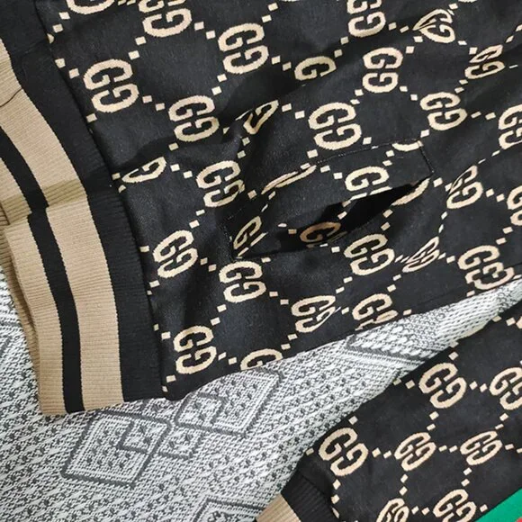 Gucci Classic Double G All-Over Print Baseball Jacket - Picture 9 of 10